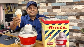 Best Ice Cream Maker  Ariete Party Time Ice Cream Maker  Yogurt maker  Red [upl. by Hellah]