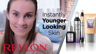 How To Instantly Younger Looking Skin with Angela Lanter  Revlon [upl. by Annairdua]