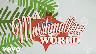 Dean Martin  A Marshmallow World Official Lyric Video [upl. by Drallim]