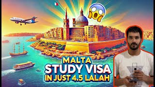 Malta study visa success storyVisa in just 45 lahk👽Malta study visachahal vlogs [upl. by Erodroeht]