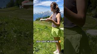 DISC GOLF IN SWITZERLAND🇨🇭 with Amy discgolf [upl. by Czarra]