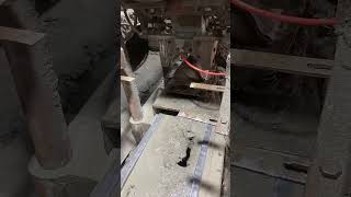 Small concrete roof tile ridge tiles production machine [upl. by Doggett]