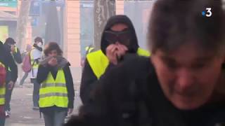 Toulouse violents incidents pendant la manif des gilets jaunes [upl. by Phila]