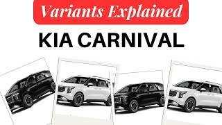 Kia Carnival 2024 Variants Explained  Limousine Limousine Plus  Automobil [upl. by Bahr]