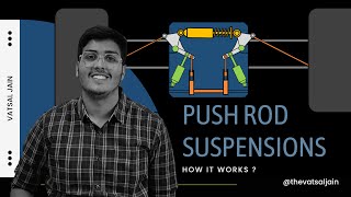 Pushrod Suspension geometry  How pushrod suspension works   Formula 1 Suspensions [upl. by Nortal358]