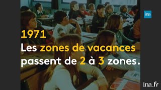 Zones de vacances  50 ans d’ajustement  franceinfo INA [upl. by Savart]