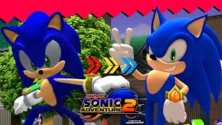 THIS SONIC ADVENTURE 2 REMAKE IS CRAZY MODERN SONIC ADVENTURE 2 MOD WiP [upl. by Nedyrb]