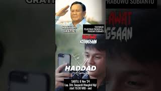 Haddad alwiprabowopersatuanindonehaddadalwi [upl. by Nnaitsirk]