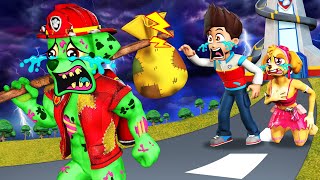 PAW Patrol Best Scenes 4 ► Marshall Turned Zombie amp Fled From Home shorts funny [upl. by Ecerahs]