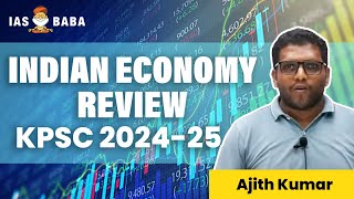 Indian Economy Review for Karnataka PSC Exams by Ajith Sir  KAS FDA SDA MVI PSI [upl. by Anida]