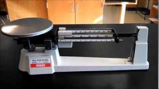 Tutorial Triple Beam Balance [upl. by Florance]