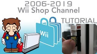 TIENDA WII SHOP CHANNEL CIERRA  Tutorial para cargar juegos perdidos WiiWare  RIP 2006  2019 [upl. by Ahsenek]