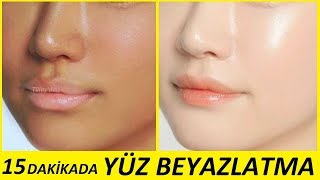 15 DAKİKADA YÜZ BEYAZLATMA CİLDİ PORSELEN GİBİ BEYAZ YAPAN CİLT BEYAZLATICI PATATES SUYU GÜZELLİK [upl. by Nelrsa]