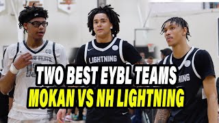 Two Best EYBL Teams Go At It Elliot Cadeau Tahaad Pettiford NH Lightning vs Mokan Elite [upl. by Hoo]