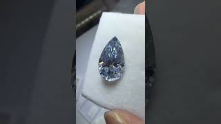 💎Original vivid blue color moissanite stonemoissanite moissanitejewelry gemstone [upl. by Swarts337]