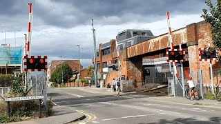 Egham Level Crossing Surrey [upl. by Issor]