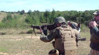 Me shooting the M249 SAW standing upfun fun [upl. by Asilad]