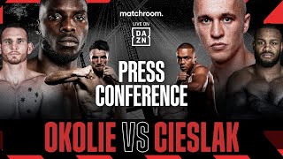 Lawrence Okolie vs Michal Cieslak Plus Undercard Press Conference [upl. by Acsehcnarf941]