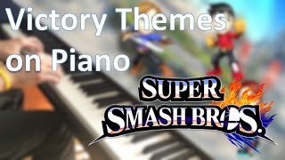 Smash 4 Victory Themes on Piano [upl. by Faxon726]