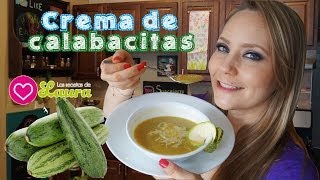 Como hacer CREMA DE CALABACITAS  Comida Saludable [upl. by Giovanna]