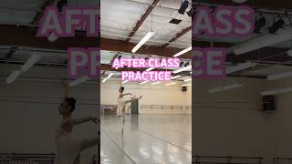 AFTER CLASS PRACTICE ballerinaballetpracticeballetdancerballetclassguestartistdancer [upl. by Nisay]