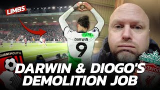 VLOG LIVERPOOL ARE RAMPANT 😩 Darwin amp Diogo Put Bournemouth To Bed In Second Half 40 Schooling [upl. by Kellen]