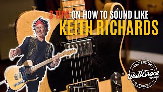 3 tips on how to sound like Keith Richards  Fender Custom Shop LTD 51 HS Telecaster Heavy Relic [upl. by Llehsim961]