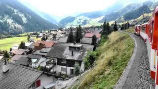 Matterhorn Gotthard Bahn — Disentis to Andermatt [upl. by Erme]