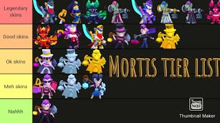 Mortis skins tier list by me [upl. by Dragoon778]