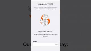 What day did the Uniswap protocol launch  Time Farm Answer Today timefarm timefarmanswer [upl. by Odilo969]