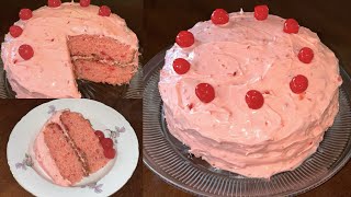 Maraschino Cherry Cake  How To Make Maraschino Cherry Cake  Cake Mix Hacks 🍒🍰 [upl. by Haberman240]