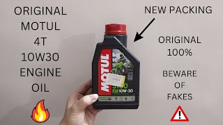 MOTUL 4T 5100 10W30 ENGINE OIL ORIGINAL WITH PRICE  BEWARE OF FAKES [upl. by Shane]