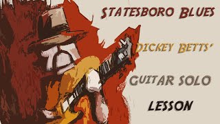 Statesboro Blues  Dickey Betts Guitar Solo At Fillmore East [upl. by Aldin]