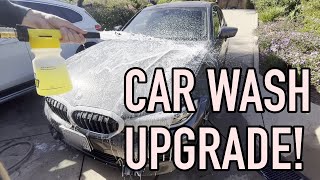 Foam King Garden Hose Foam Cannon Review  Upgrade Your DIY Car Washes On a Budget [upl. by Sherline]