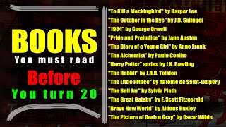 Books which you must read before you turn 20 books book booklover [upl. by Sisson]