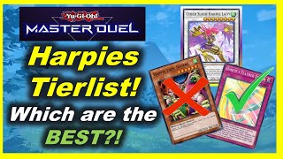 The ULTIMATE 2022 Harpie Lady Tierlist  Yugioh Master Duel Harpies Tierlist [upl. by Yanetruoc]