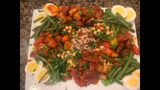 Classic Nicoise Salad with sun dried tomato vinaigrette [upl. by Damahom]