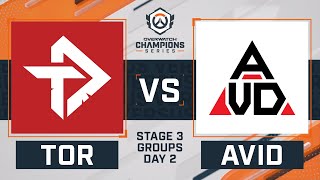 OWCS NA Stage 3  Groups Day 2  Toronto Defiant v Avidity [upl. by Ettevram915]