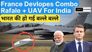 France Unvelis UCAV Project of Rafale F5 Jet  India France Defence Relation [upl. by Alidus]