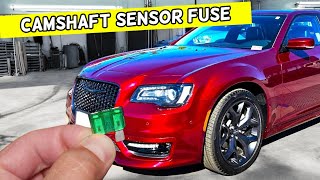 CHRYSLER 300 CAMSHAFT POSITION SENSOR FUSE LOCATION REPLACEMENT [upl. by Drusus]