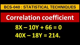 Regression Correlation coefficient analysis of correlation data [upl. by Carolyne420]