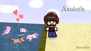 Pewdiepie Minecraft axolotls [upl. by Leamsi]