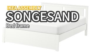 Mastering SONGESAND  Bed frame A Guide to Effortless IKEA Furniture Assembly [upl. by Ardnat971]