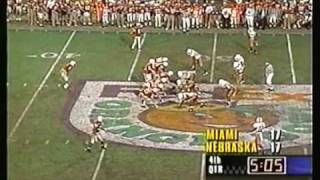 Huskers 1995 Orange Bowl [upl. by Varick]