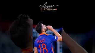 Happy birthday virat kohli ❤️kingkohli viratkohli cricket happybirthdayviratkohli growth today [upl. by Sivrat7]