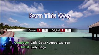 Born This Way  Lady Gaga Karaoke Version [upl. by Clawson]