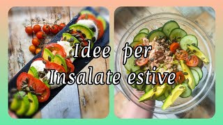 INSALATONE TANTE IDEE FACILI E VELOCI  Tante ricette per piatti unici keto e dietetici [upl. by Arateehc]