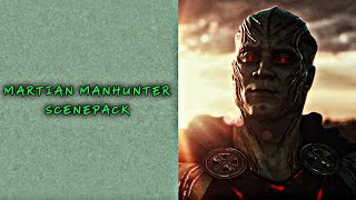 Martian Manhunter ZSJL Scenepack CC  For Edits [upl. by Amsirp]