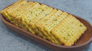 Perfect Cracker Recipe  Easy and Delicious  Saltine crackers with green Onion Recipe [upl. by Anana]