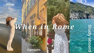 italy chronicles rome cinque terre tuscany 🤌🍝🍕 [upl. by Eekram]